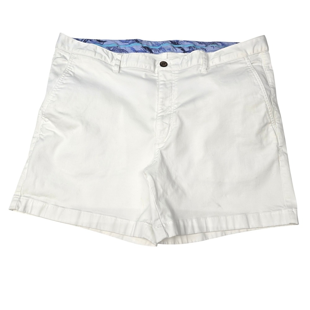 Tommy Bahama Boracay White Chino Shorts Women 38 Stretch Cotton Vacation Resort‎